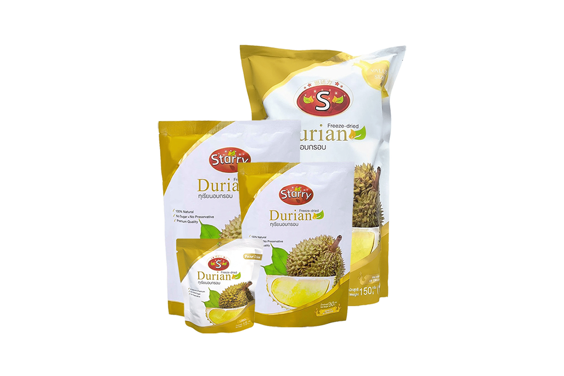 starry freeze dried durian