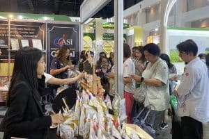 starry freeze dried mango sticky rice
